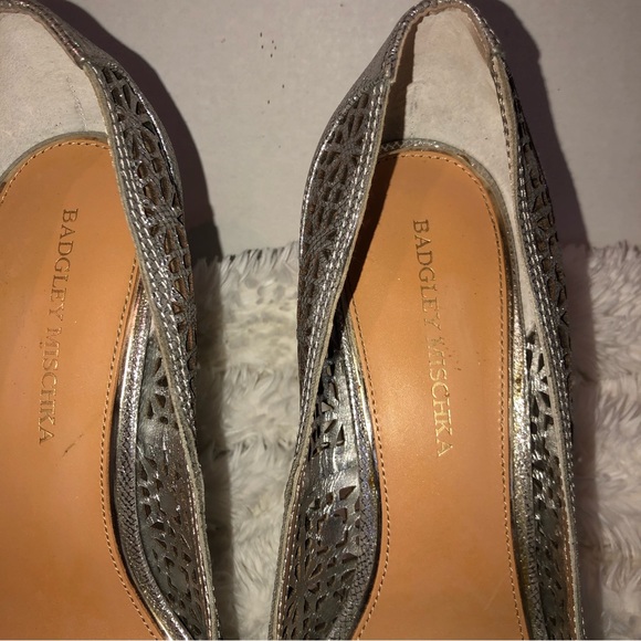 Badgley mischka peep toe heels - Picture 7 of 9